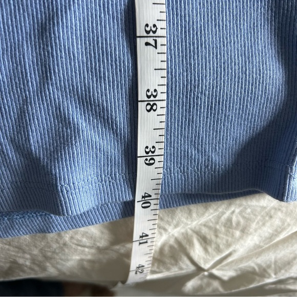 Zara Womens Small Maxi Racerback Blue Sundress - Picture 6 of 7